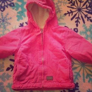 Schmidt Sherpa lined little girl jacket